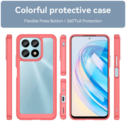 Phone Case for Honor X8a 4G , Acrylic+TPU Cell Phone Shell Protective Cover