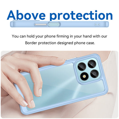 Phone Case for Honor X8a 4G , Acrylic+TPU Cell Phone Shell Protective Cover