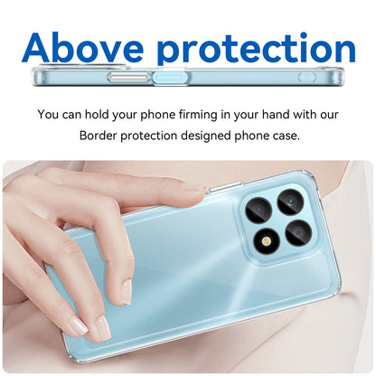 Phone Case for Honor X8a 4G , Acrylic+TPU Cell Phone Shell Protective Cover