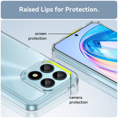 Phone Case for Honor X8a 4G , Acrylic+TPU Cell Phone Shell Protective Cover