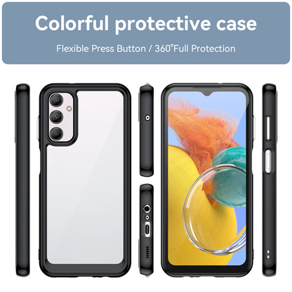 For Samsung Galaxy M14 5G Anti-Drop Phone Cover TPU+Acrylic Dustproof Phone Case Shell