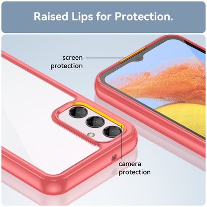 For Samsung Galaxy M14 5G Anti-Drop Phone Cover TPU+Acrylic Dustproof Phone Case Shell
