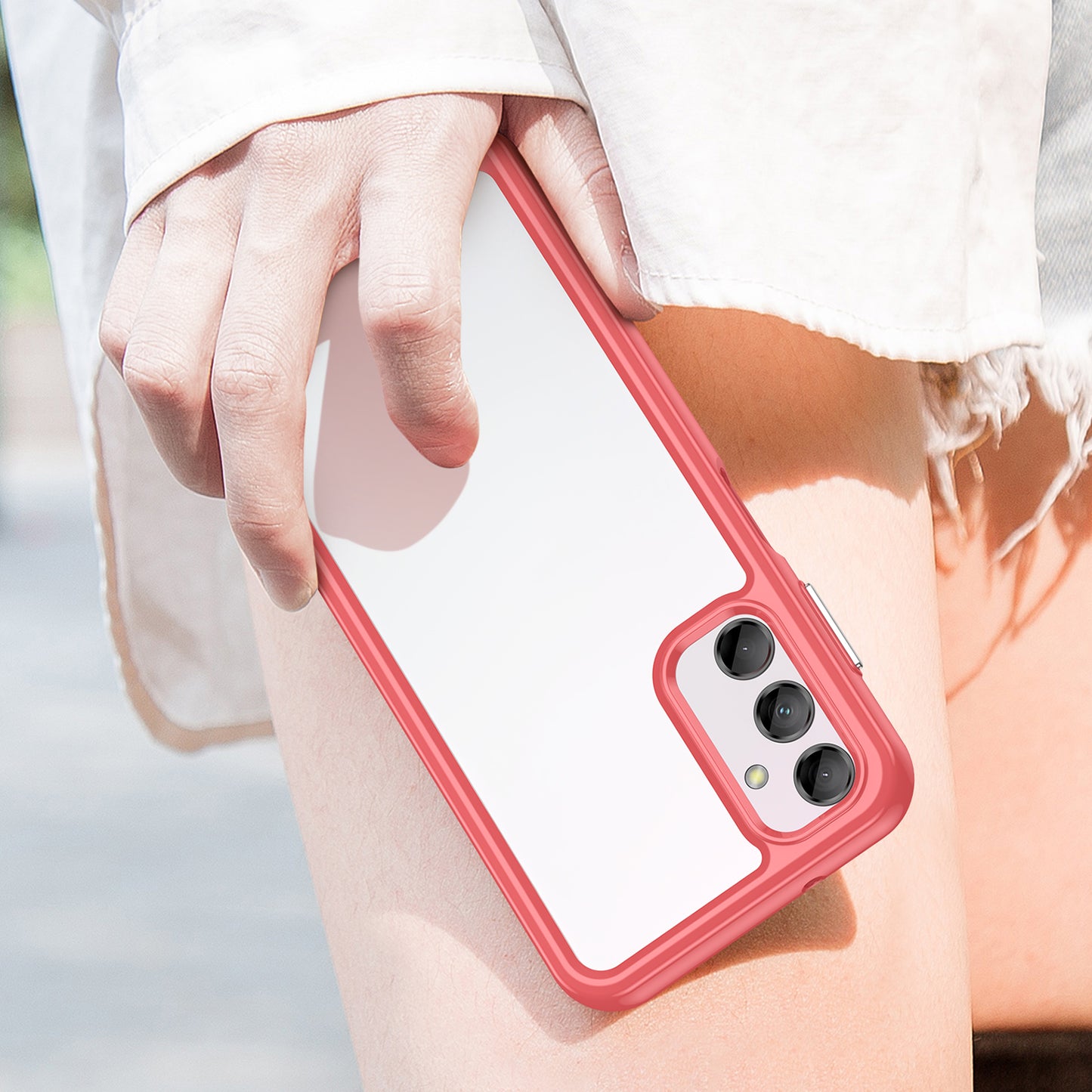 For Samsung Galaxy M14 5G Anti-Drop Phone Cover TPU+Acrylic Dustproof Phone Case Shell