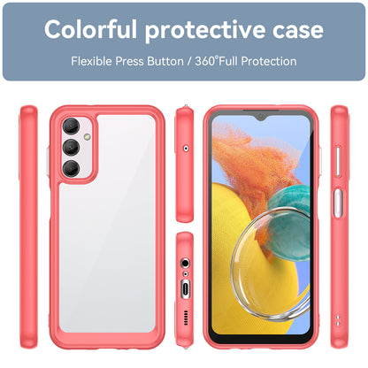 For Samsung Galaxy M14 5G Anti-Drop Phone Cover TPU+Acrylic Dustproof Phone Case Shell