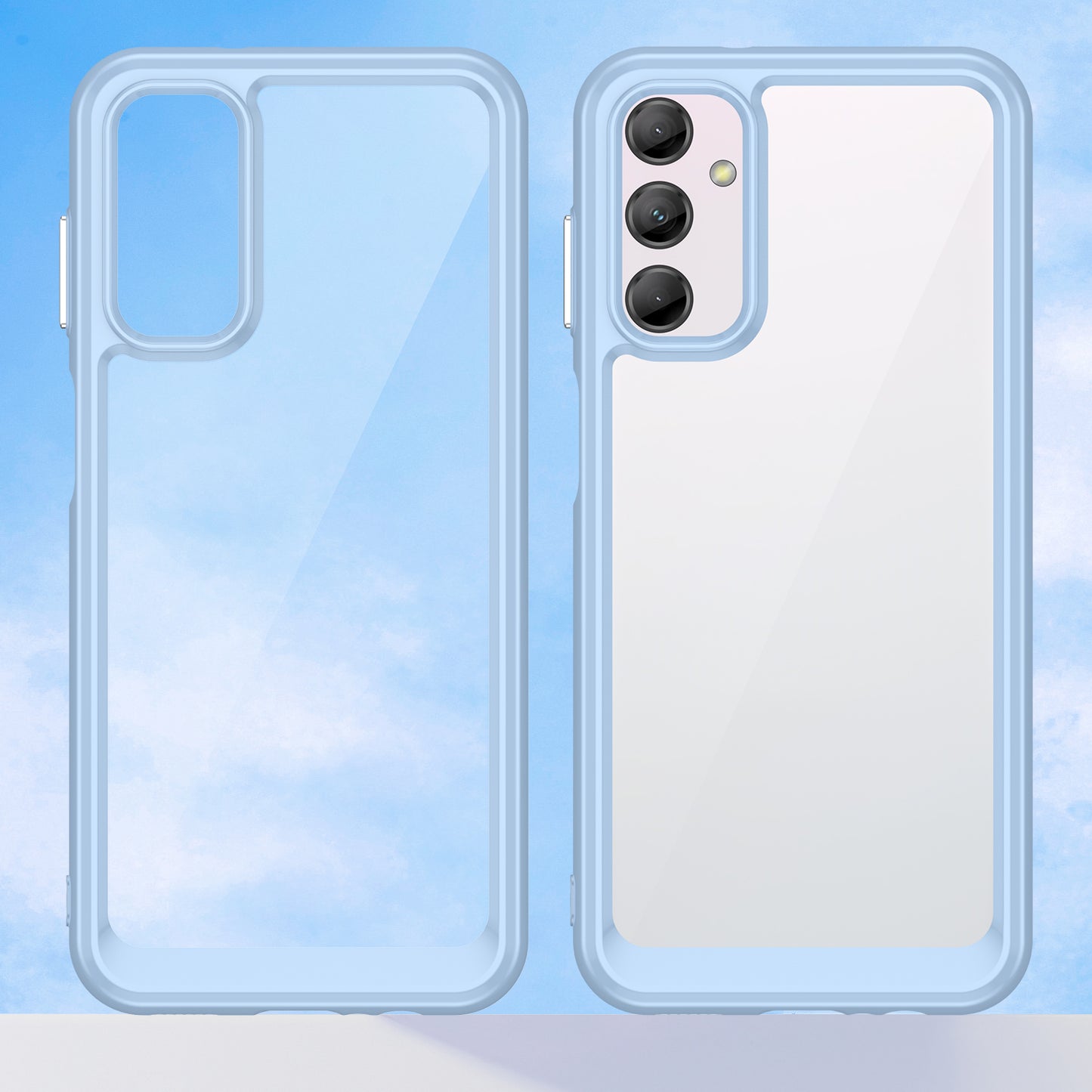 For Samsung Galaxy M14 5G Anti-Drop Phone Cover TPU+Acrylic Dustproof Phone Case Shell