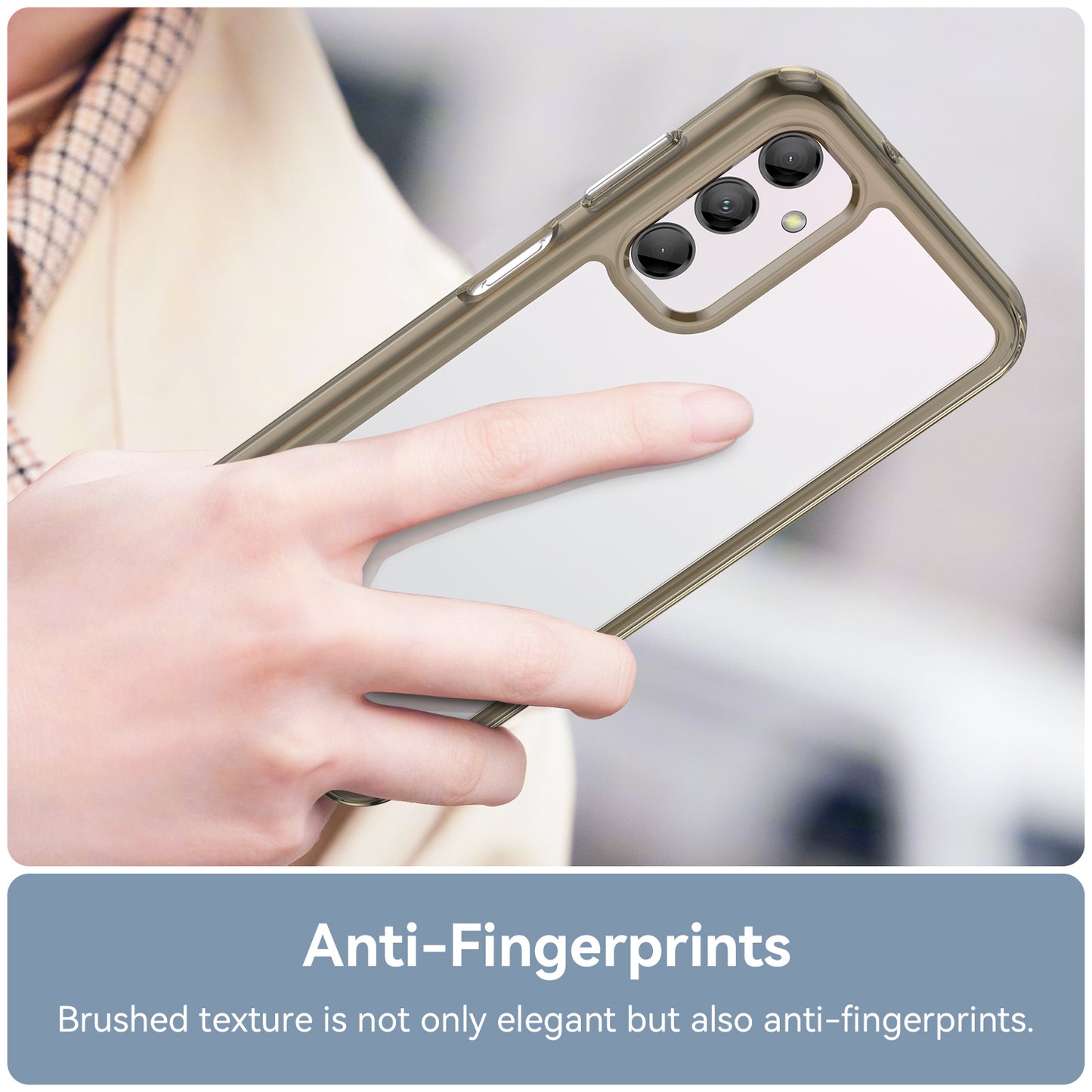 For Samsung Galaxy M14 5G Anti-Drop Phone Cover TPU+Acrylic Dustproof Phone Case Shell