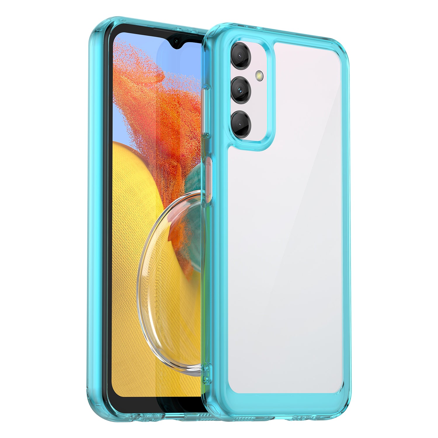 For Samsung Galaxy M14 5G Anti-Drop Phone Cover TPU+Acrylic Dustproof Phone Case Shell