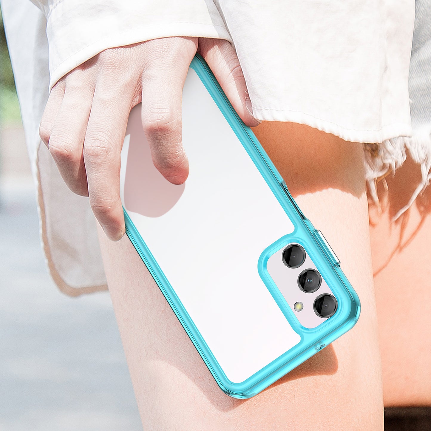 For Samsung Galaxy M14 5G Anti-Drop Phone Cover TPU+Acrylic Dustproof Phone Case Shell