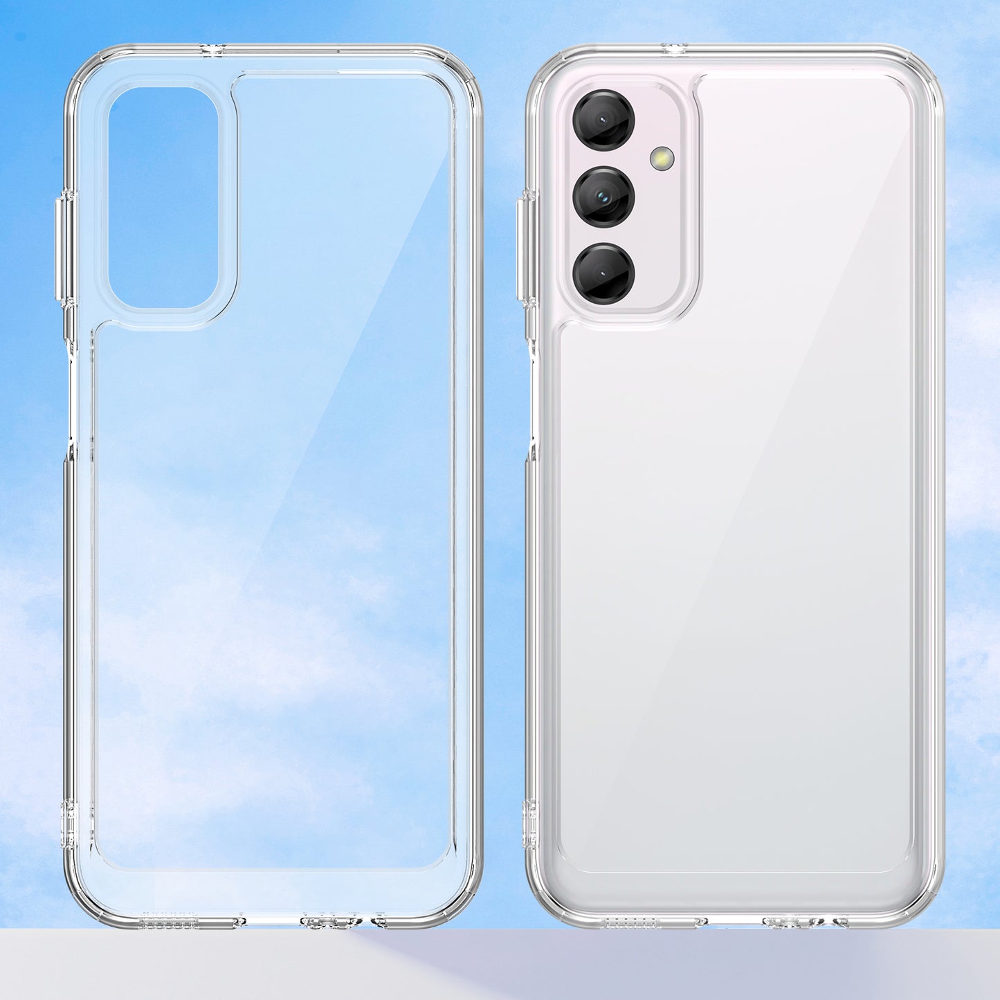 For Samsung Galaxy M14 5G Anti-Drop Phone Cover TPU+Acrylic Dustproof Phone Case Shell