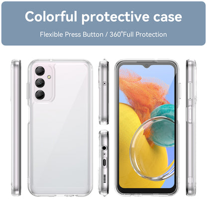 For Samsung Galaxy M14 5G Anti-Drop Phone Cover TPU+Acrylic Dustproof Phone Case Shell