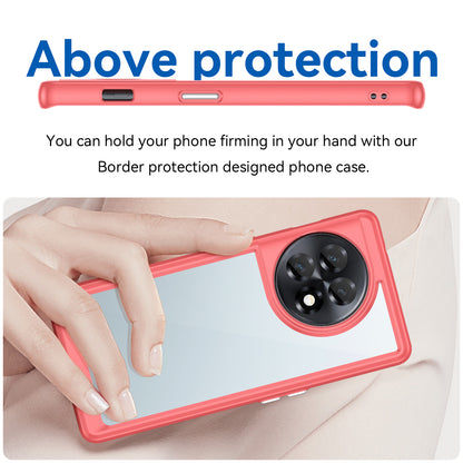 Clear Phone Shell for OnePlus Ace 2 5G / 11R 5G Drop-proof TPU+Acrylic Phone Case Protective Cover