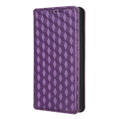 For Nokia C12 4G / C12 Pro / C12 Plus PU Leather Phone Case Rhombus Imprinted Wallet Stand Flip Cover