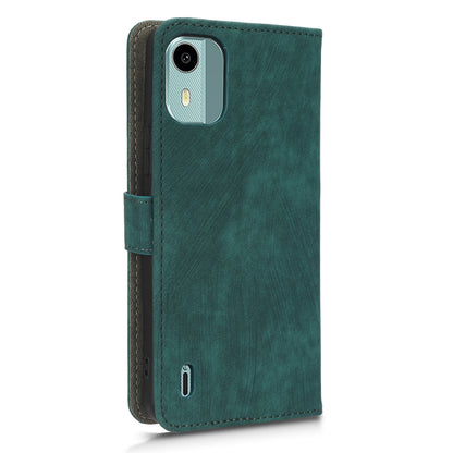 PU Leather Case for Nokia C12 4G / C12 Pro / C12 Plus RFID Blocking Wallet Stand Phone Protective Cover with Strap