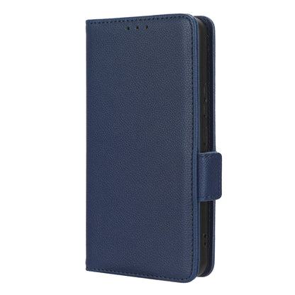 Wallet Case for Nokia C12 4G / C12 Pro / C12 Plus PU Leather Litchi Texture Flip Stand Phone Cover with Strap