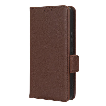 Wallet Case for Nokia C12 4G / C12 Pro / C12 Plus PU Leather Litchi Texture Flip Stand Phone Cover with Strap