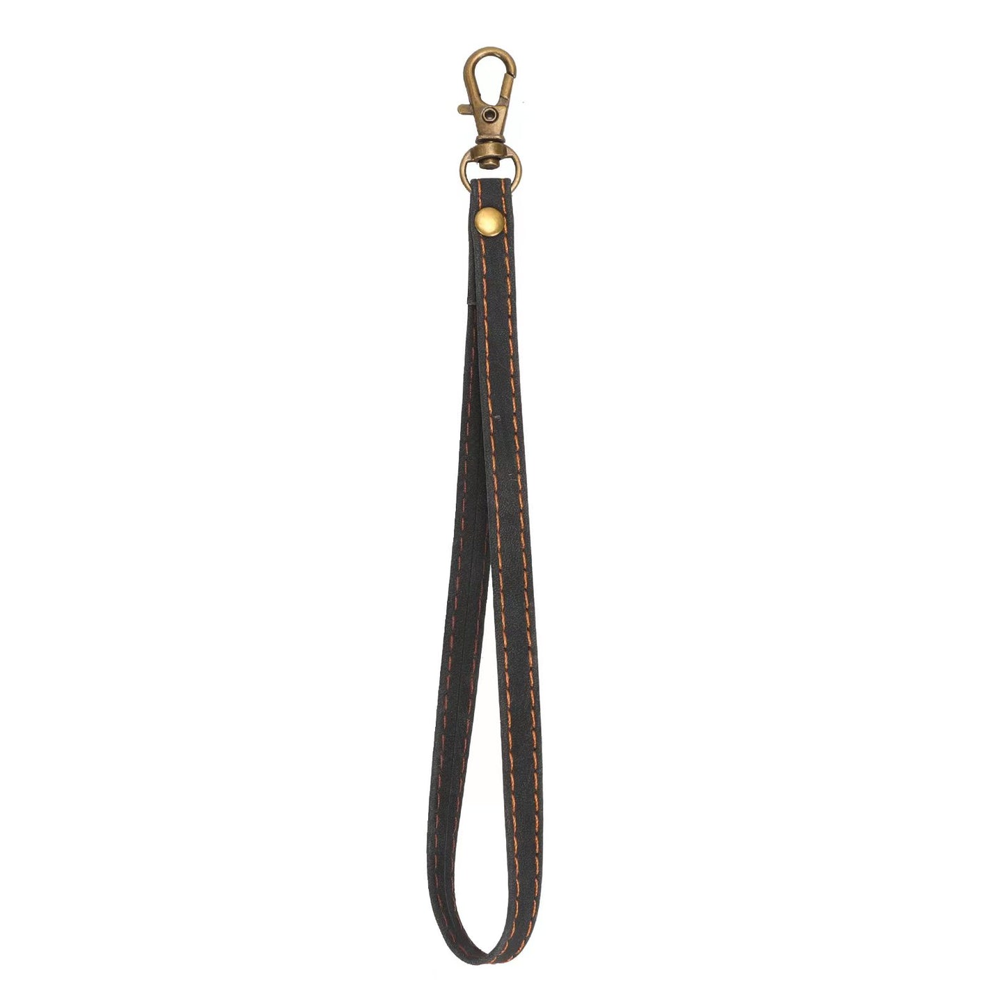 Phone Lanyard Hand Strap for Leather Case, PU Leather+Metal Phone Wrist Strap
