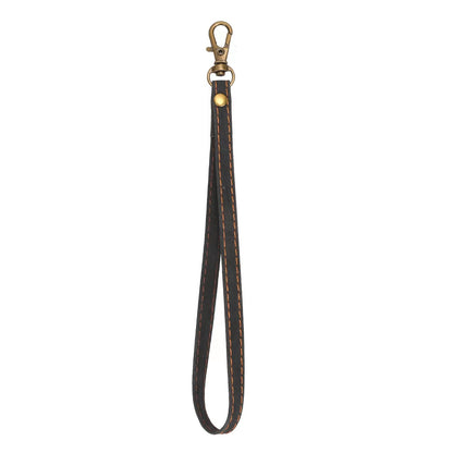 Phone Lanyard Hand Strap for Leather Case, PU Leather+Metal Phone Wrist Strap