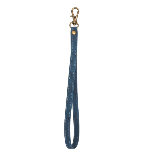 Phone Lanyard Hand Strap for Leather Case, PU Leather+Metal Phone Wrist Strap