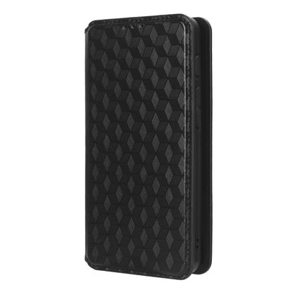 For Motorola Defy 2 5G / Cat S75 5G Rhombus Imprinted PU Leather Phone Case Wallet Stand Flip Cover