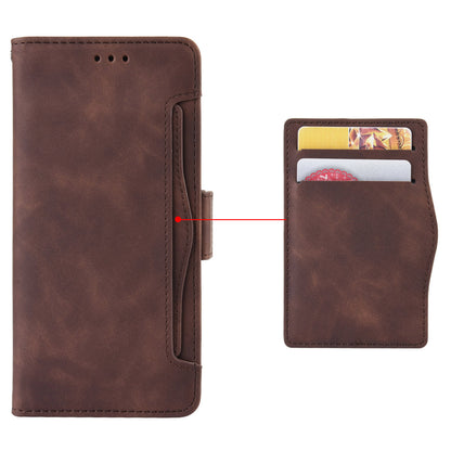 For Nokia C12 4G / C12 Pro / C12 Plus Multiple Card Slots Wallet Phone Cover PU Leather Phone Stand Protective Case