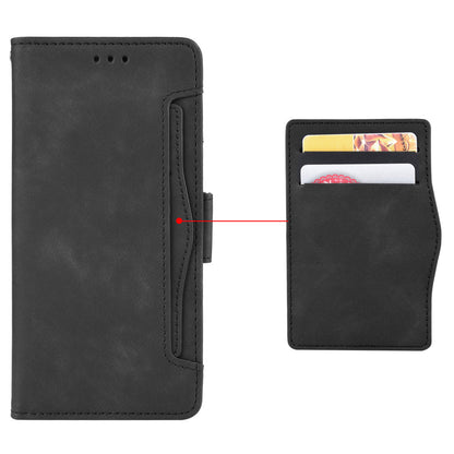 For Nokia C12 4G / C12 Pro / C12 Plus Multiple Card Slots Wallet Phone Cover PU Leather Phone Stand Protective Case