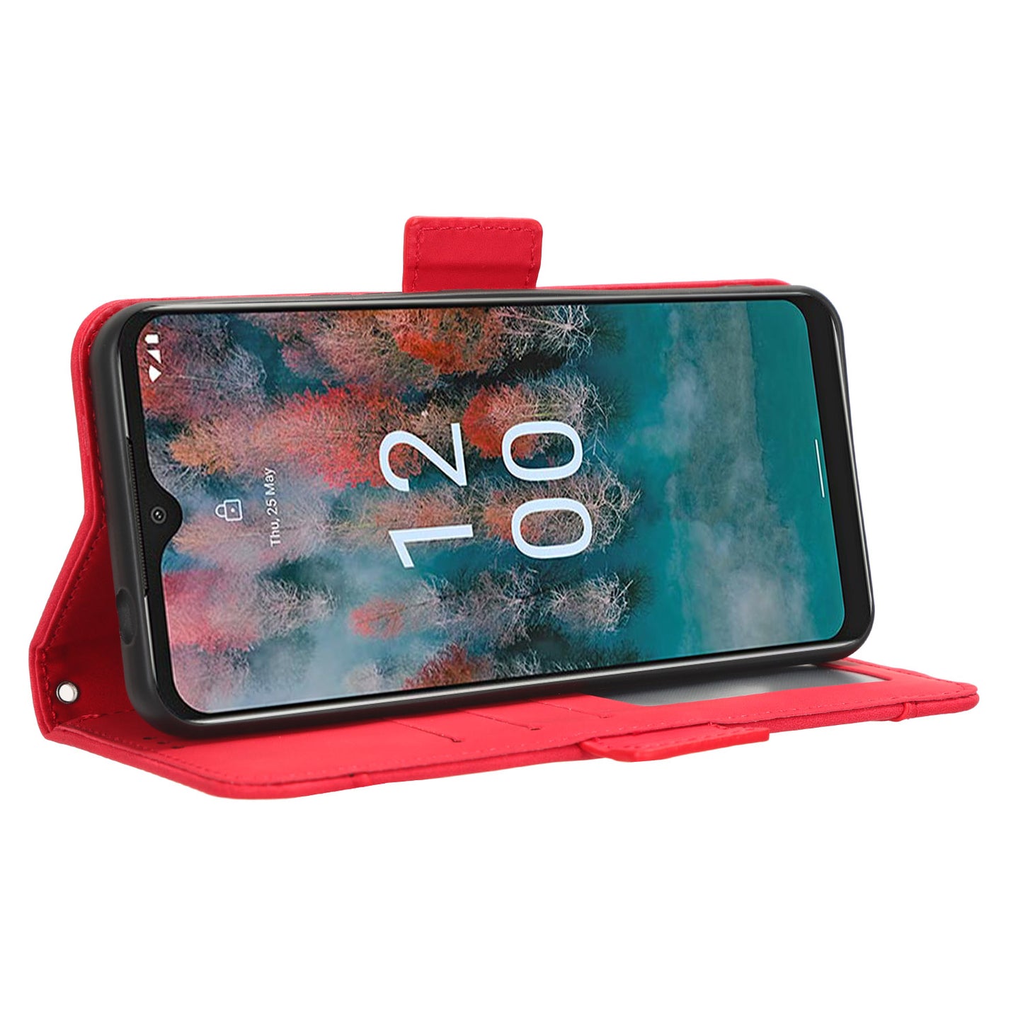 For Nokia C12 4G / C12 Pro / C12 Plus Multiple Card Slots Wallet Phone Cover PU Leather Phone Stand Protective Case