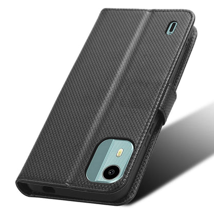 For Nokia C12 4G / C12 Pro / C12 Plus PU Leather+TPU Cell Phone Cover Diamond Texture Stand Wallet Flip Case