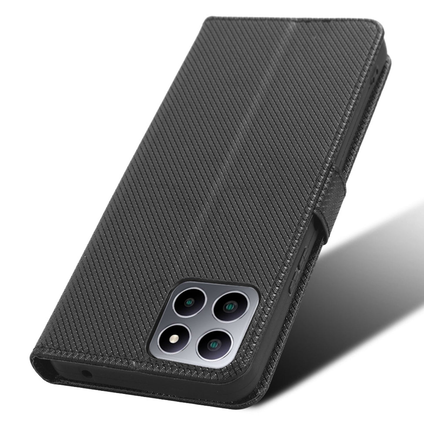 For Boost Mobile Celero 5G+ Diamond Texture PU Leather+TPU Cell Phone Cover Flip Stand Wallet Case