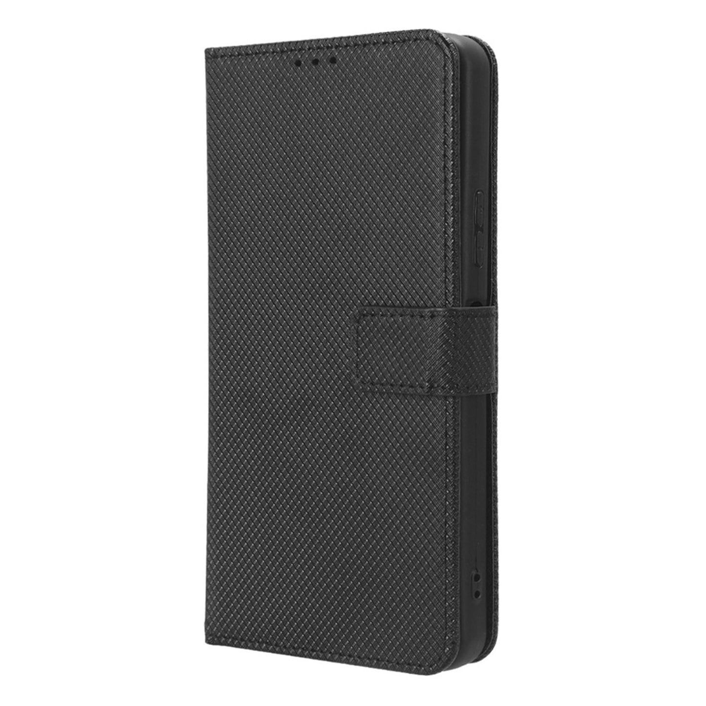 For Boost Mobile Celero 5G+ Diamond Texture PU Leather+TPU Cell Phone Cover Flip Stand Wallet Case