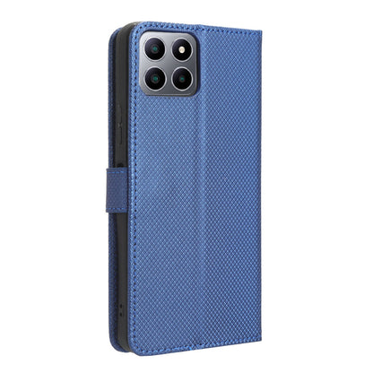 For Boost Mobile Celero 5G+ Diamond Texture PU Leather+TPU Cell Phone Cover Flip Stand Wallet Case