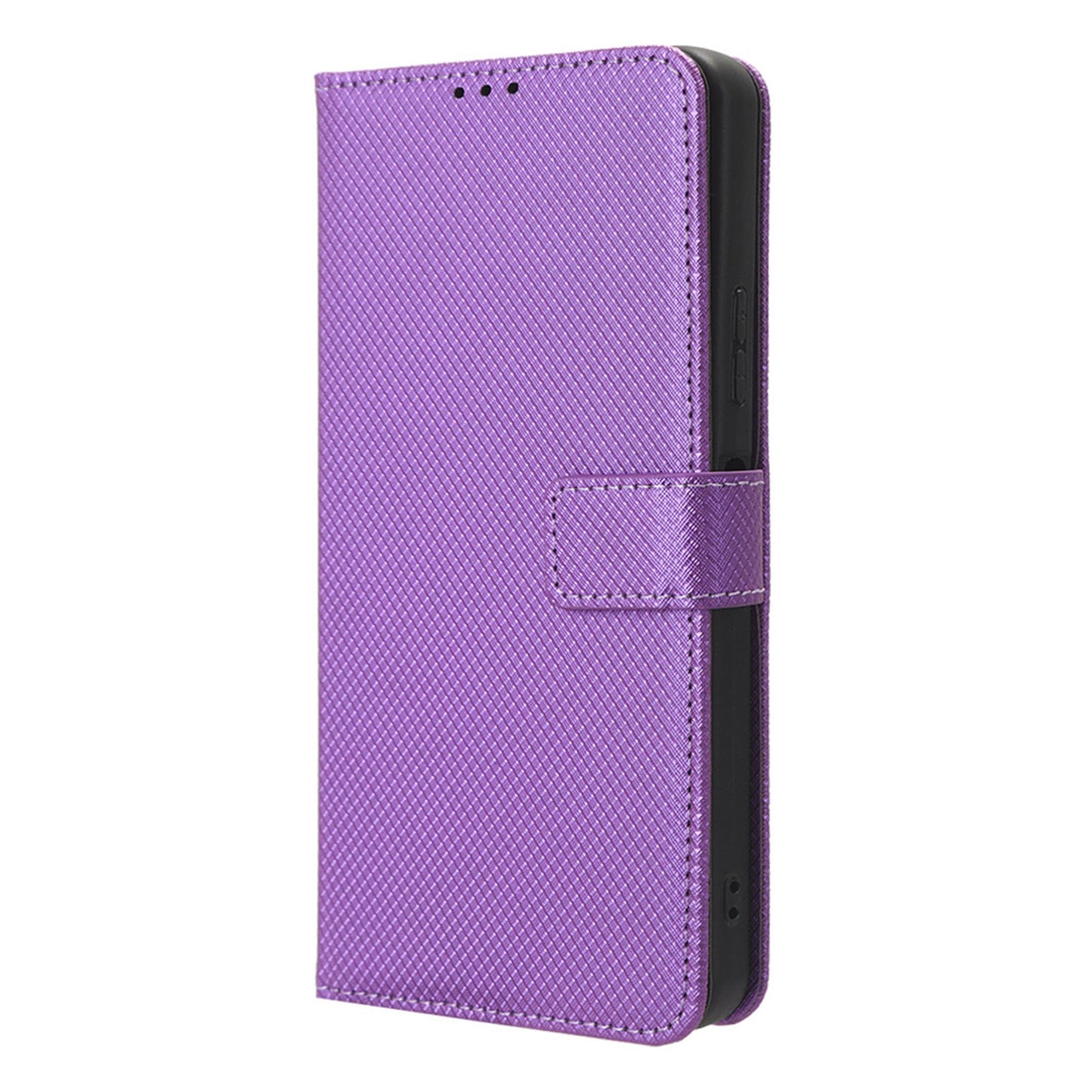 For Boost Mobile Celero 5G+ Diamond Texture PU Leather+TPU Cell Phone Cover Flip Stand Wallet Case