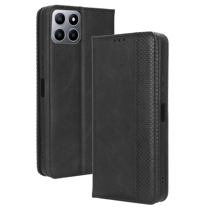 Flip Folio Phone Case for Boost Mobile Celero 5G+ Retro PU Leather Cover Stand Wallet Shell