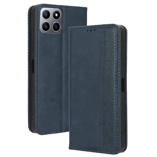 Flip Folio Phone Case for Boost Mobile Celero 5G+ Retro PU Leather Cover Stand Wallet Shell