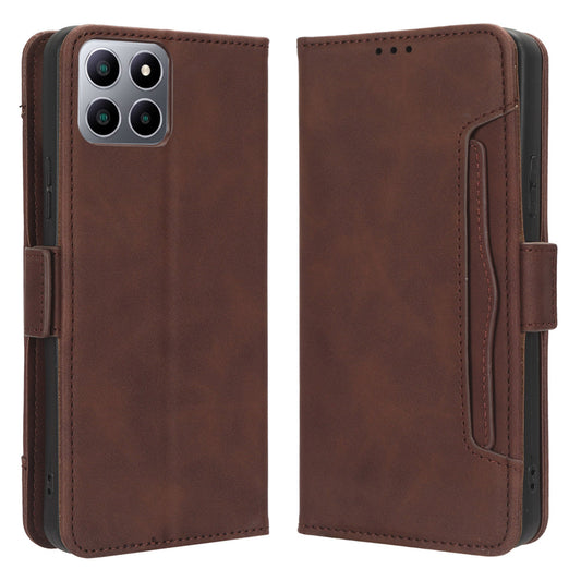 For Boost Mobile Celero 5G+ Multiple Card Slots Phone Cover PU Leather Wallet Phone Stand Case