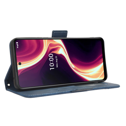 For Boost Mobile Celero 5G+ Multiple Card Slots Phone Cover PU Leather Wallet Phone Stand Case