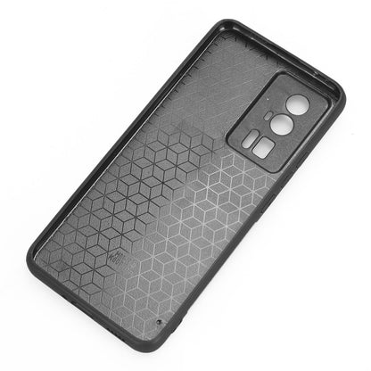 Wristband Kickstand Phone Cover for Xiaomi Poco F5 Pro 5G / Redmi K60 Pro 5G / K60 5G , Leather Coated PC+TPU Case with Neck Strap