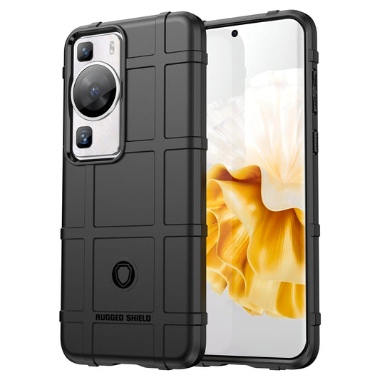 For Huawei P60 / P60 Pro Square Grid Texture Phone Case Scratch-resistant Cell Phone Cover