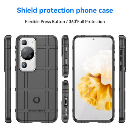For Huawei P60 / P60 Pro Square Grid Texture Phone Case Scratch-resistant Cell Phone Cover