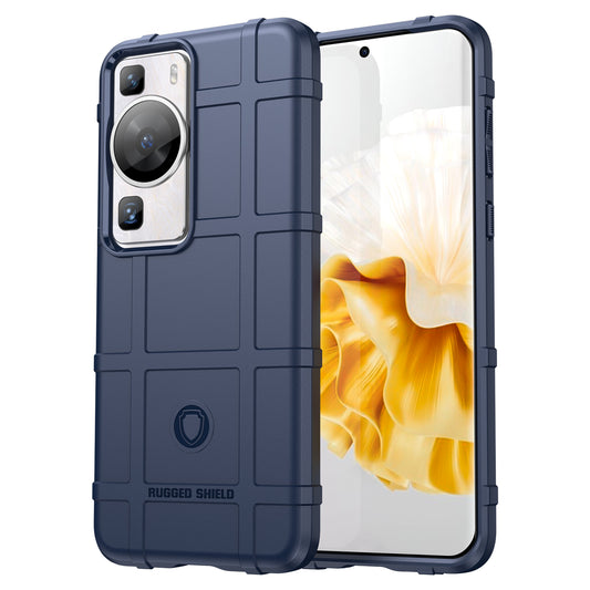 For Huawei P60 / P60 Pro Square Grid Texture Phone Case Scratch-resistant Cell Phone Cover