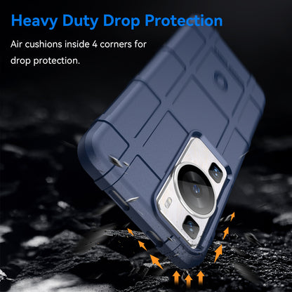 For Huawei P60 / P60 Pro Square Grid Texture Phone Case Scratch-resistant Cell Phone Cover