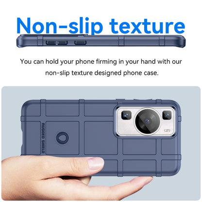 For Huawei P60 / P60 Pro Square Grid Texture Phone Case Scratch-resistant Cell Phone Cover