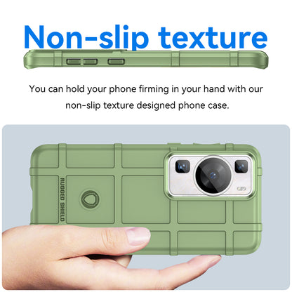 For Huawei P60 / P60 Pro Square Grid Texture Phone Case Scratch-resistant Cell Phone Cover