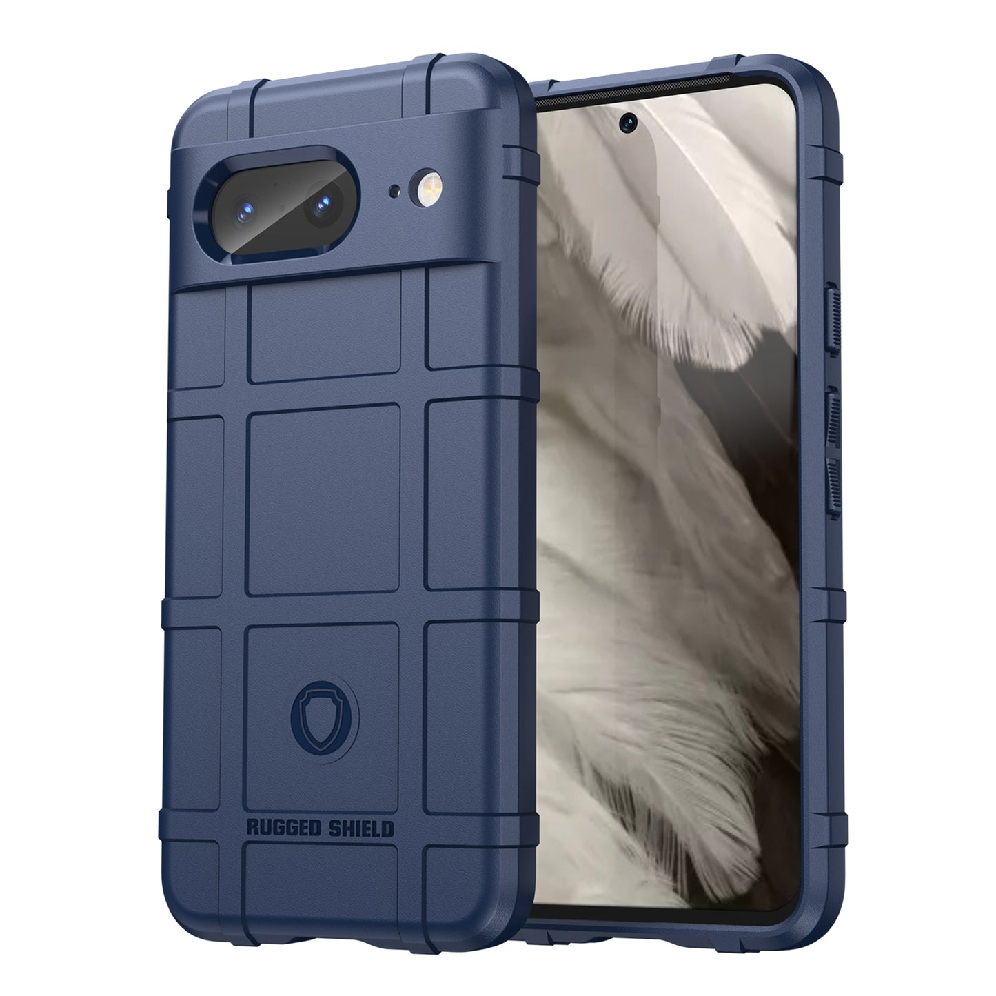 For Google Pixel 8 Square Grid Texture Soft TPU Phone Case Anti-drop Back Cover