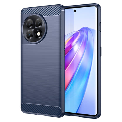 Phone TPU Case for OnePlus Ace 2 5G / 11R 5G , Brushed Carbon Fiber Texture Cell Phone Cover