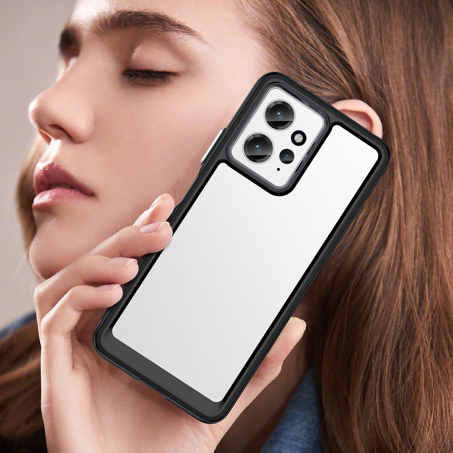 For Xiaomi Redmi Note 12 4G TPU+Acrylic Phone Case Drop-proof Phone Cover