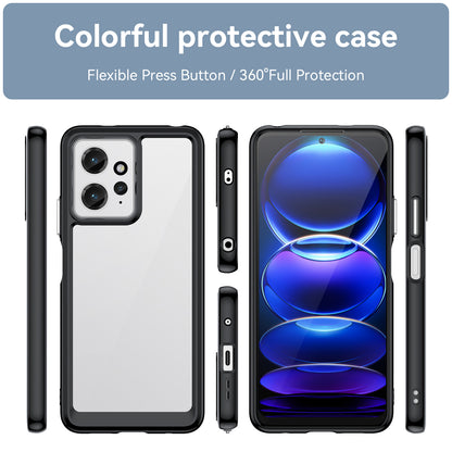 For Xiaomi Redmi Note 12 4G TPU+Acrylic Phone Case Drop-proof Phone Cover