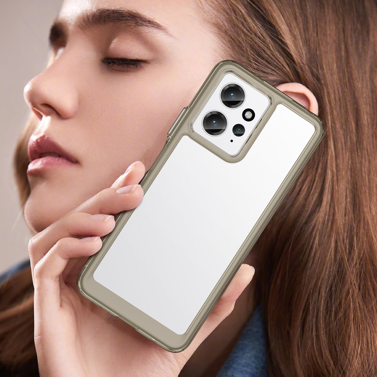 For Xiaomi Redmi Note 12 4G TPU+Acrylic Phone Case Drop-proof Phone Cover