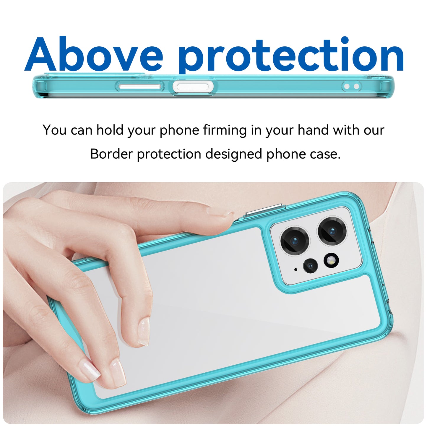 For Xiaomi Redmi Note 12 4G TPU+Acrylic Phone Case Drop-proof Phone Cover