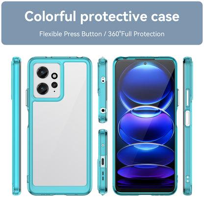 For Xiaomi Redmi Note 12 4G TPU+Acrylic Phone Case Drop-proof Phone Cover