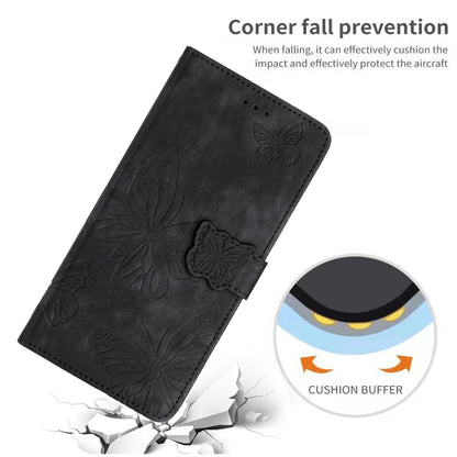 For Huawei P30 Lite Stand Wallet Skin-touch Leather Phone Case Butterfly Imprinted Cover